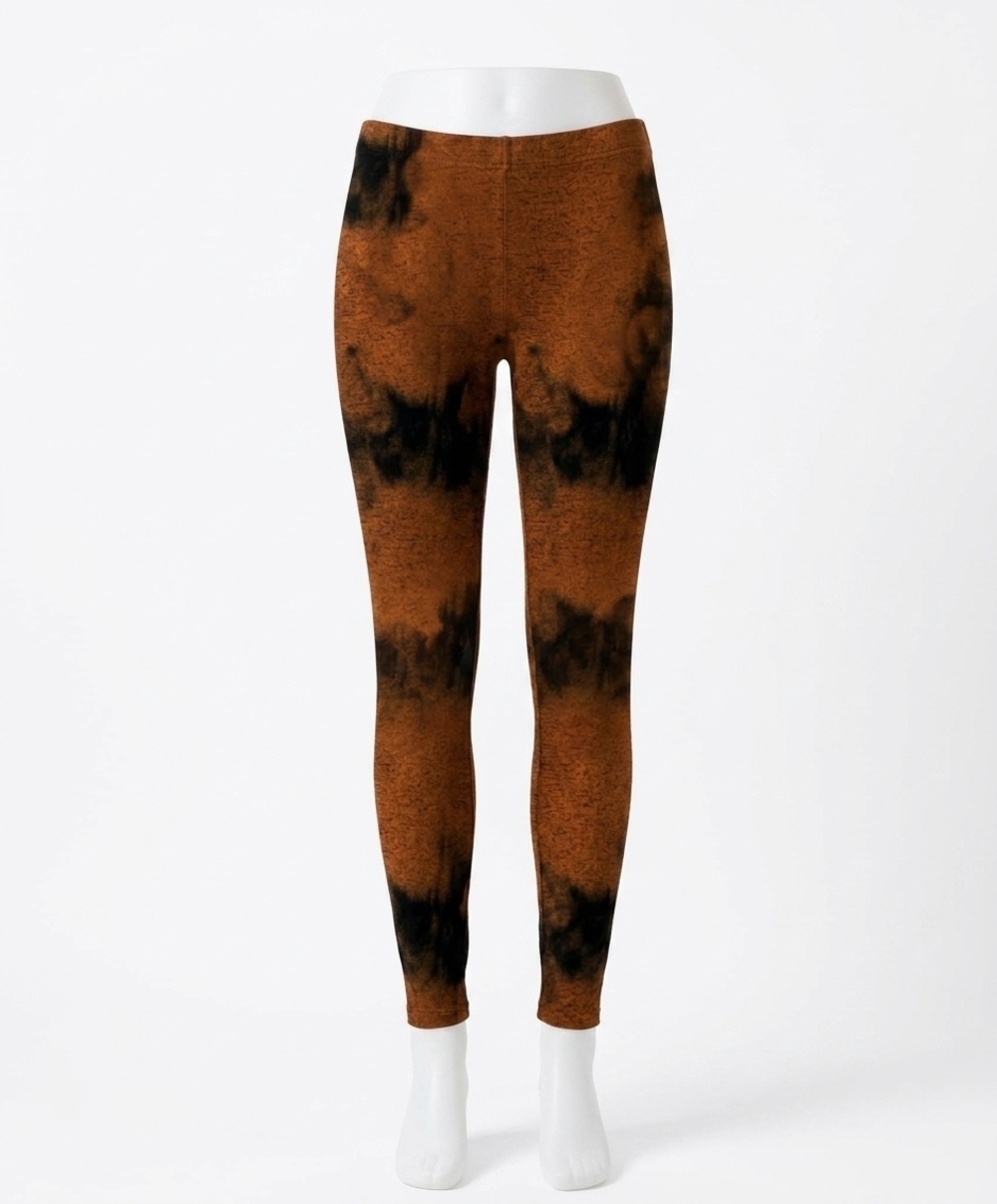 NEW FRENCH KYSS marble wash joggers in spice